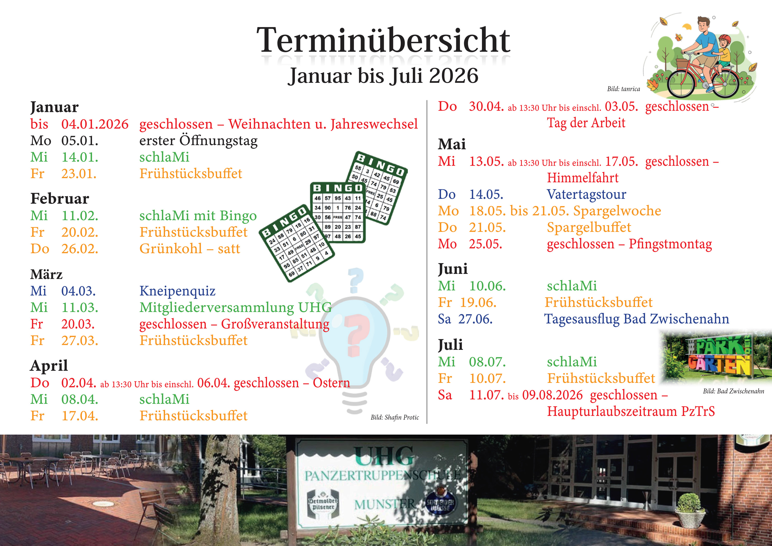 Terminübersicht A6 Internet Seite 1